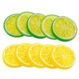Frutas Artificiais Fatias Realistas Frutas Decorativas