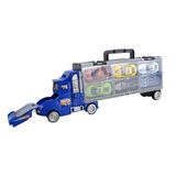 Carro De Caminhão De Brinquedo Com Carro Sedan De 6 Ligas Ca