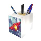 Organizador De Mesa Iluminado Homem De Ferro Marvel