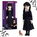 Boneca Wandinha Familia Addams Grande Articulada + Mãozinha