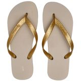 Chinelo De Dedo Feminino Ipanema Classica 06466 - Bege/ouro - 35