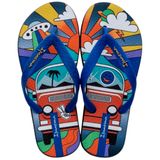 Chinelo De Dedo Infantil Masculino Ipanema Temas 25479 - Azul/azul - 25