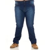 Calça Masculina Jeans Simples Plus Size