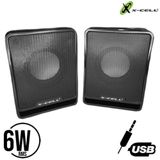 Caixa De Som P/ Computador Xc-cm-04 Preta X-cell (159663)