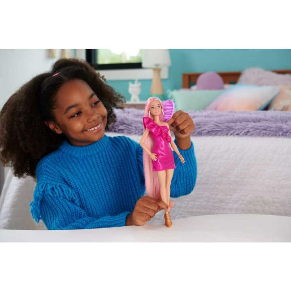 Mattel Barbie Roupas Anos 90 VESTIDO CURTO ROSA NEON Roupa Moda 11 Boneca  Jenny
