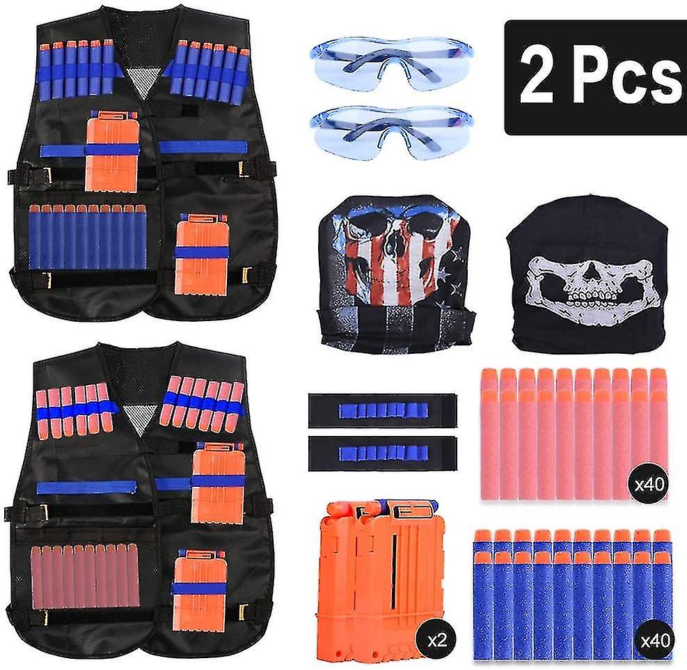 2er Tactical Vest Jacket Set Nerf N-strike Elite Set