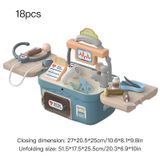 18 Unidades De Kits Médicos Suspensos Portáteis Brinquedos