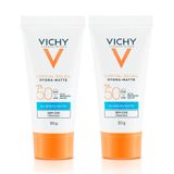 Kit 2 Vichy Capital Soleil Hydra-matte Fps 50 30ml