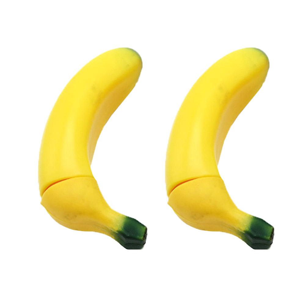 2pcs Simulação Pênis Brinquedo Banana Em Forma De Abril Dia Da Mentira Tri