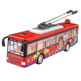 Brinquedos De Carro Alloy Tram Car Model Sound Light Diecast
