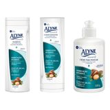 Kit Shampoo Condicionador E Creme Pentear Alyne Hidratação