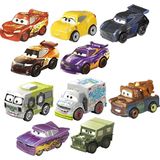 Conjunto De 10 Mini Carros E Brinquedos Disney Cars Toys Min