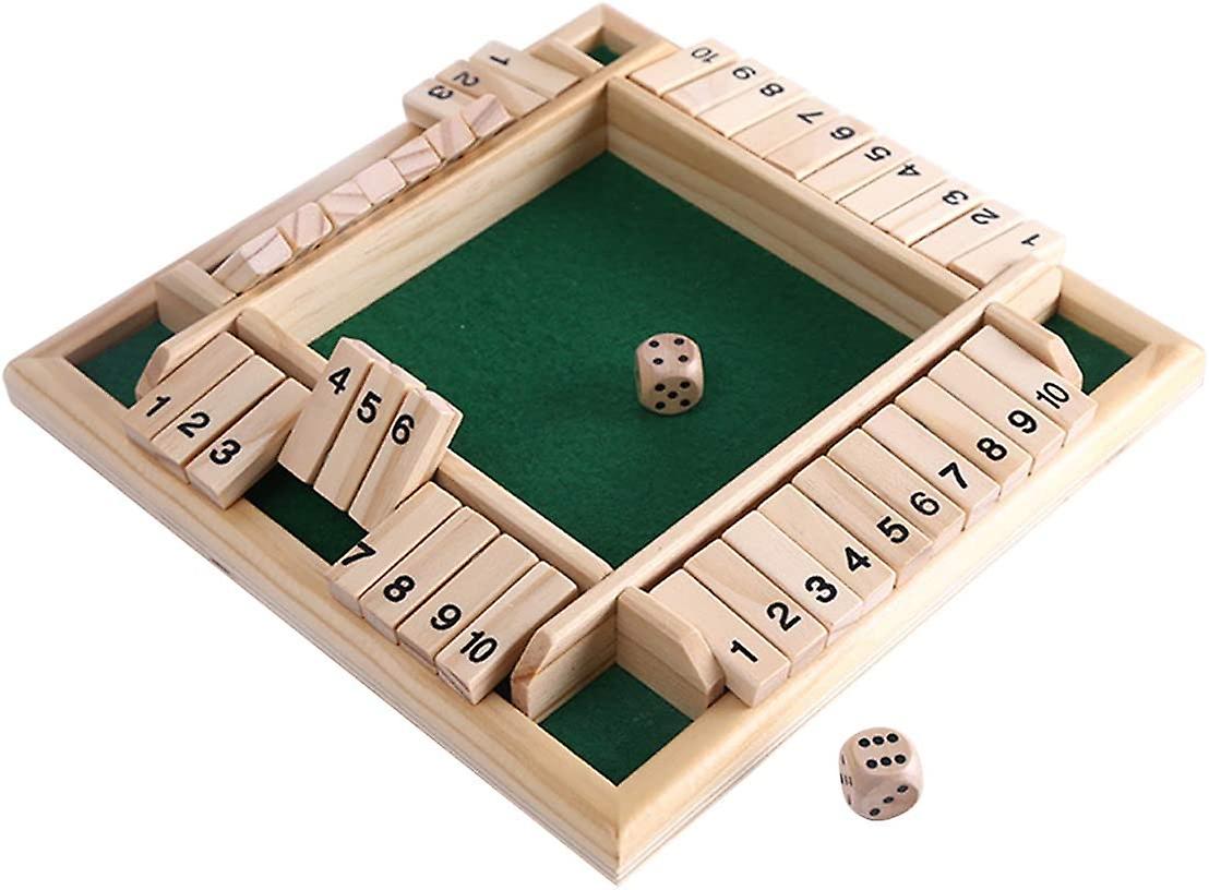 Jogo de madeira shut the box - Ganhe ESPORTES Shut The Box Dice