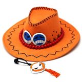 Chapéu De Cowboy Anime Portgasd Ace Chapéus De Cosplay Bon