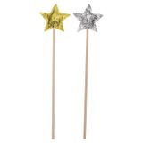 2 Peças De Varinha De Fada Em Forma De Estrela Premium Fairy