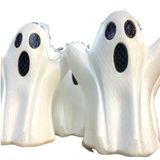 Fantasma Boo Decoração Halloween Plástico 32cmx25cm