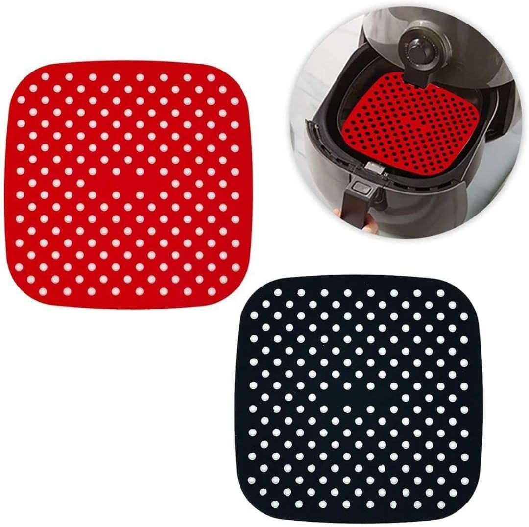 Folha Silicone Para Air Fryer Quadrada