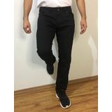 Calça Masculina Jeans Skinny Preto.