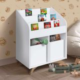 Expositor Livreiro Infantil Com 2 Cubos Brancos Aron Shop Jm