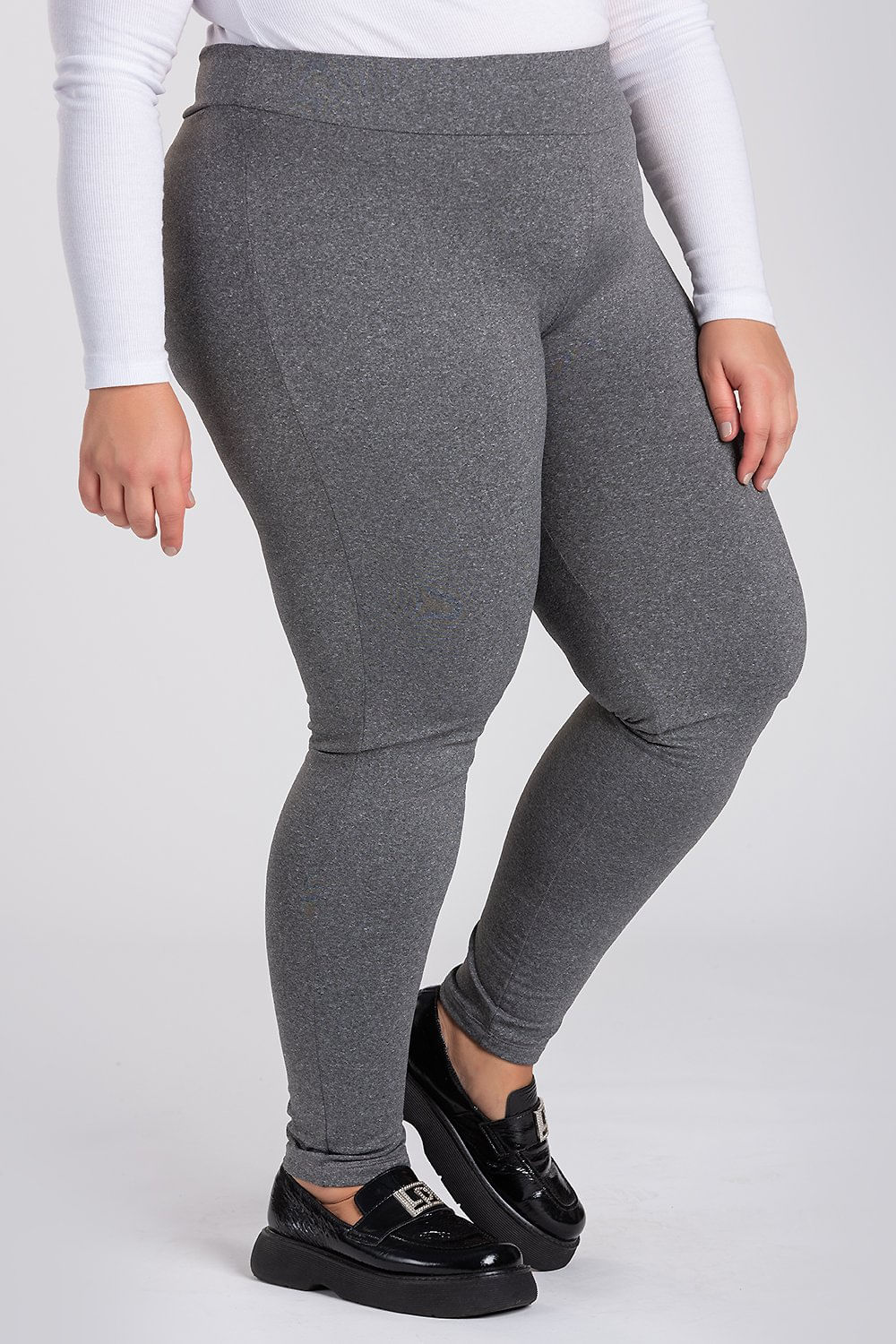 Calça Legging Feminina Plus Size Peluciada - Serena