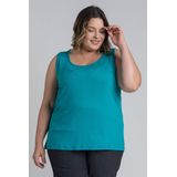 Regata Feminina Plus Size Lisa Malha Viscose C/ Elastano - Serena