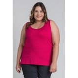 Regata Feminina Plus Size Lisa Malha Viscose C/ Elastano - Serena