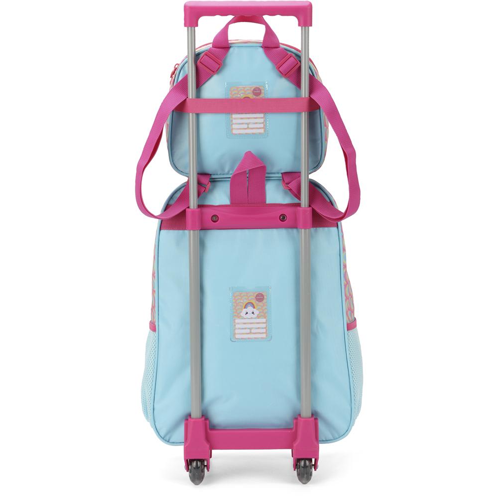 Kit Mochila De Rodinhas Lancheira Luxcel Up4you Nuvem Verde - Carrefour