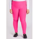 Calça Feminina Legging Plus Size Malha Favo &#39;trapiado&#39; - Serena