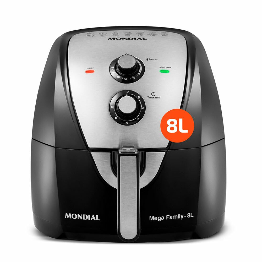 Fritadeira Sem Óleo Air Fryer 8 Litros Afn-80-bi Mondial