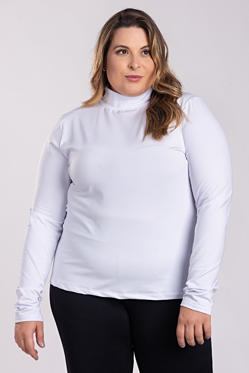 Blusa Feminina Manga Longa Plus Size Térmica Peluciada - Serena