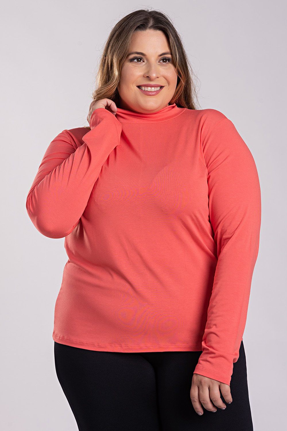 Blusa Feminina Plus Size Cacharel Visco Elastano - Serena