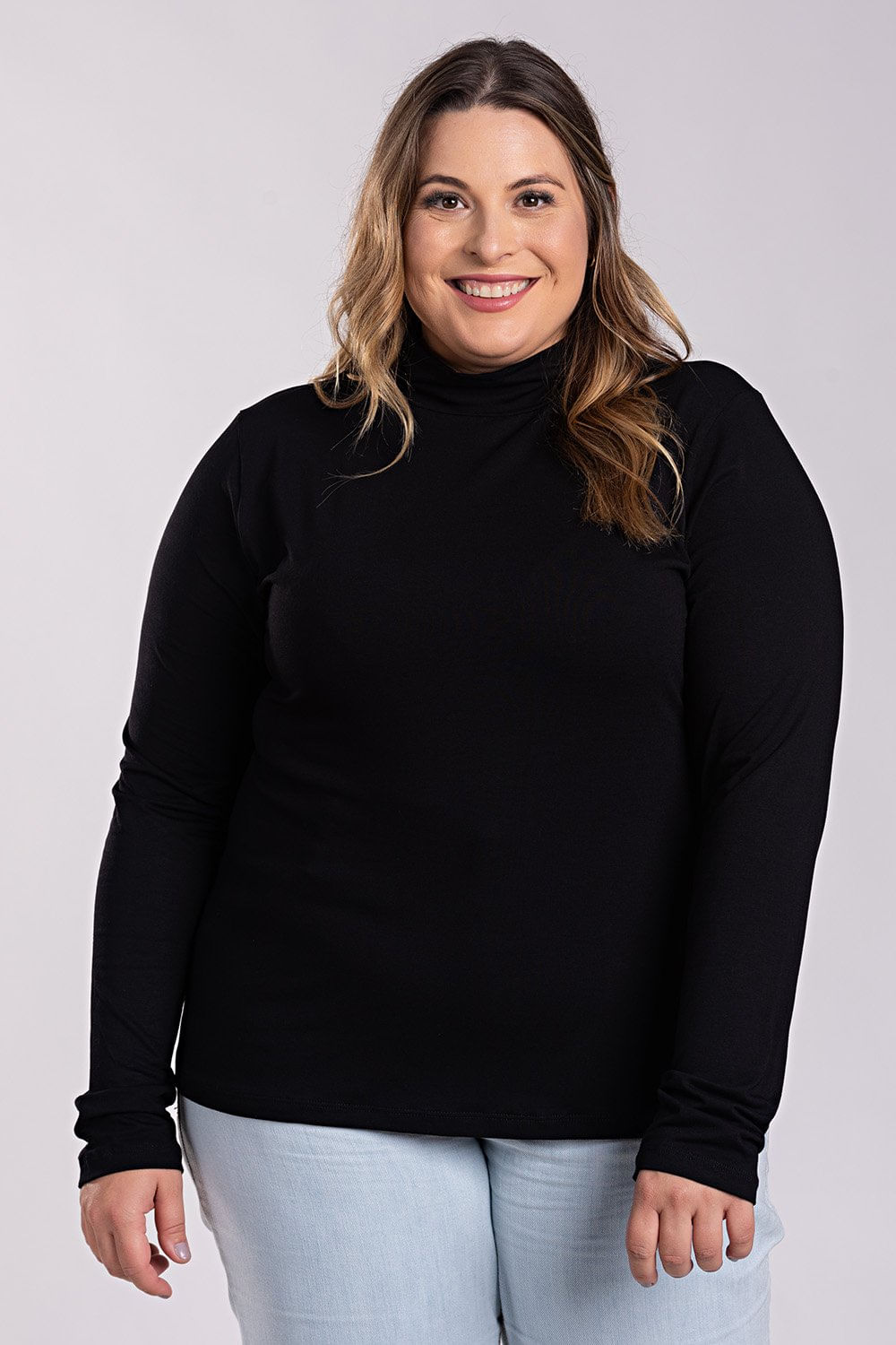 Blusa Feminina Plus Size Cacharel Visco Elastano - Serena