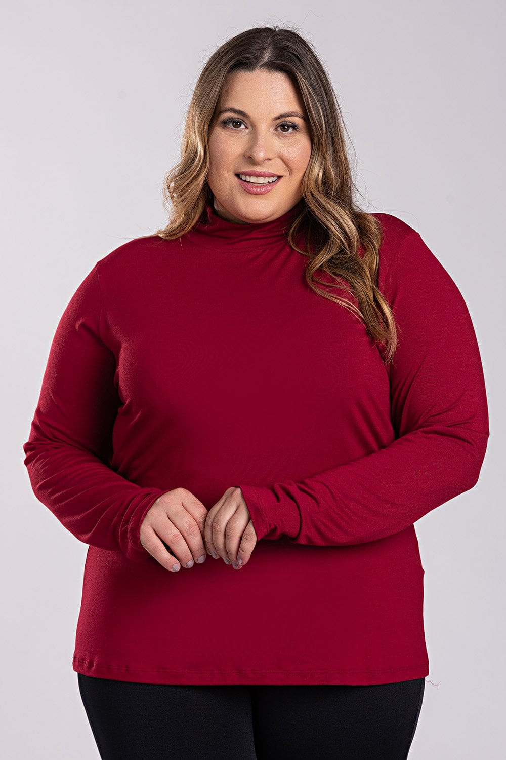 Blusa Feminina Plus Size Cacharel Visco Elastano - Serena