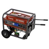 Gerador De Energia À Gasolina 8,0kva 15hp 220v Trifásico Com Partida Elétrica Branco
