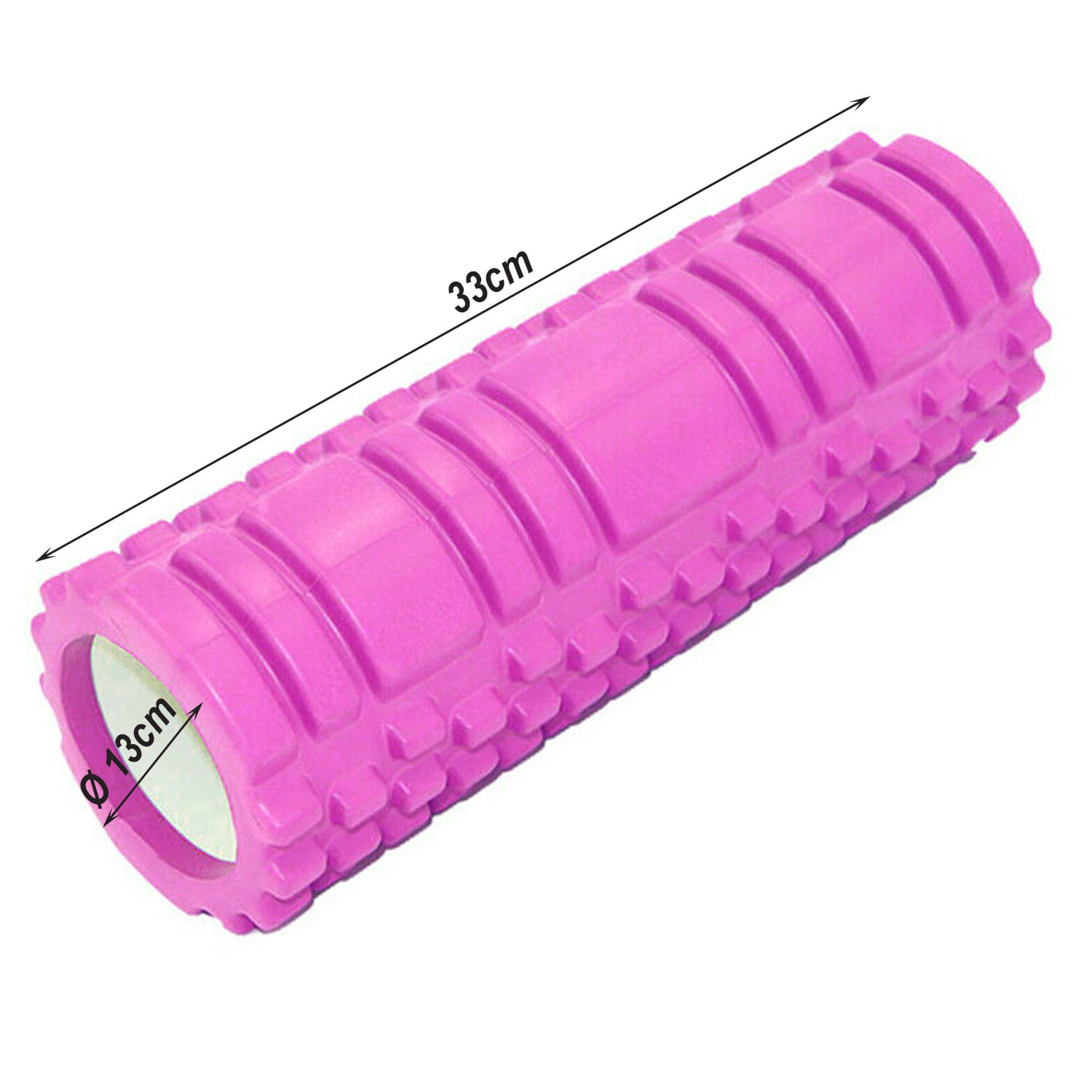 Rolo Massagem Foam Roller Liberação Miofascial Crossfit Yoga Pilates