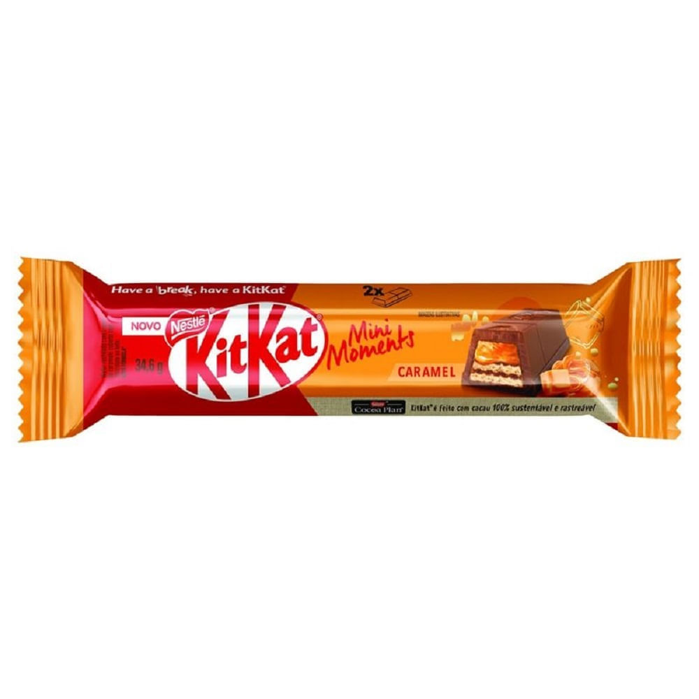 Kit Kat Chocolate Nestlé Mini Moments Caramel 34,6g