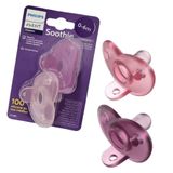 Chupeta Phillips Avent Sootie 0 A 3 Meses Rosa 2 Unidades Scf099/02