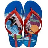 Chinelo de Dedo Infantil Masculino Ipanema Temas 25479 - Azul/Vermelho - 31