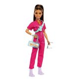 Barbie Fashion Filme Macacão Rosa Hpl76 Mattel