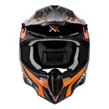 CAPACETE TRILHA MATTOS RACING COMBAT MTR02 LARANJA TAM 58