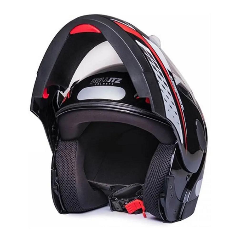 Capacete Zarref V4 Grafic Taurus Modular Robocop Articulado - Preto - 58