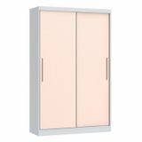 Guarda Roupa Modulado 2 Portas 2 Gavetas Infinity Móveis Castro Branco Line/blush Line/pistasche/boucle