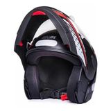 Capacete Zarref V4 Grafic Taurus Modular Robocop Articulado - Preto Fosco - 58