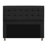 Cabeceira Copenhague 195cm King Size Suede Preto Adj Decor