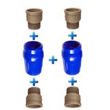 (Original) Combo 2 x Unidades - Kit Bloqueador De Ar Eliminador Ar Hidrômetro Kit Rosca