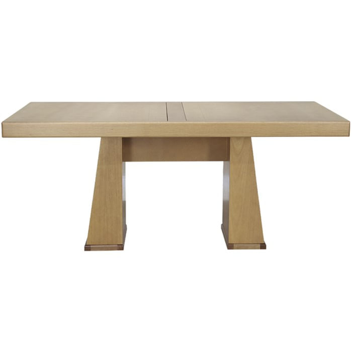 Mesa De Jantar Extensivel 180 Ou 237 Cm Madeira Amendoa Nacc