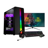 Pc Gamer Completo I7 4º Gtx 1650 4gb 16gb Ram Ssd 480gb Monitor