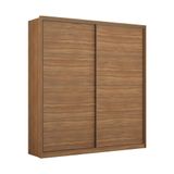 Guarda-roupas Casal 2 Portas De Correr Flex 3 Gavetas Multimóveis Cr35198 Amêndola/grafito