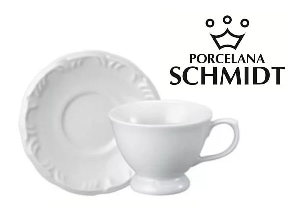 Jogo para Chá Pomerode 4pç Porcelana Schmidt