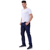 Calça Masculina Skinny Jeans Escuro